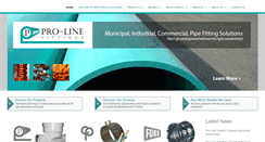 Desktop Screenshot of pro-linefittings.com